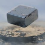 Quantum Levitation exhibit at the Physics Library